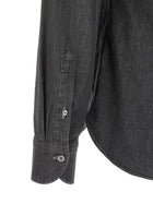 Borriello Napoli Denim Shirt Grey, view 4