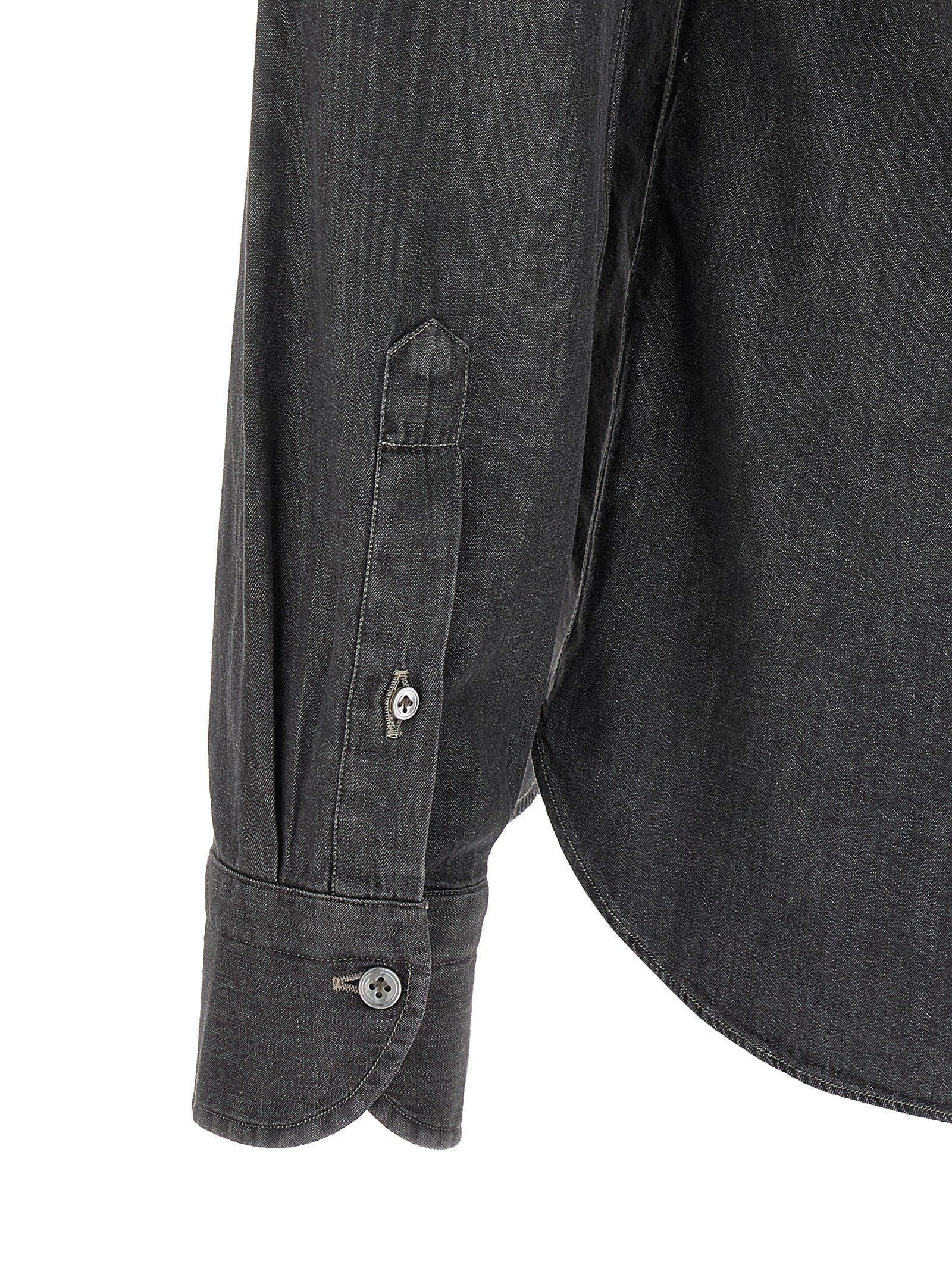 Borriello Napoli Denim Shirt Grey