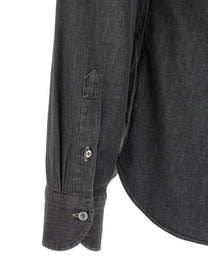Borriello Napoli Denim Shirt Grey