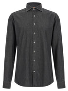 Borriello Napoli Denim Shirt Grey