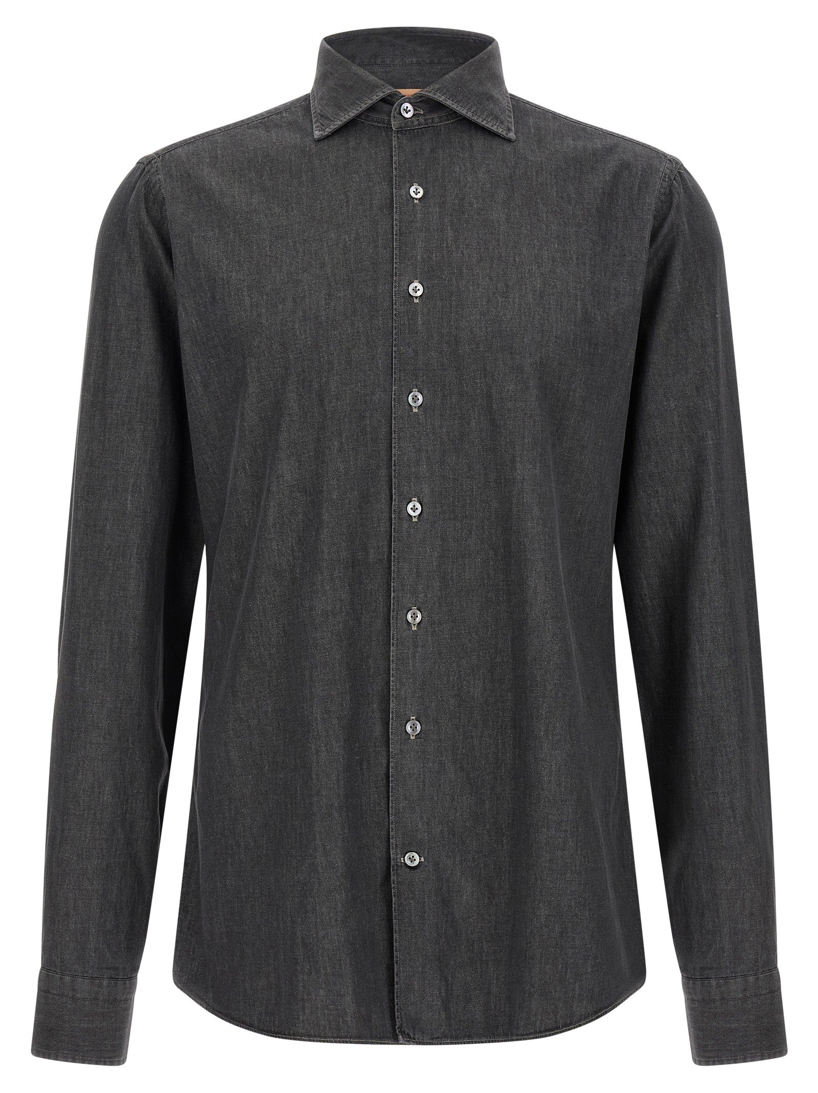 Borriello Napoli Denim Shirt Grey