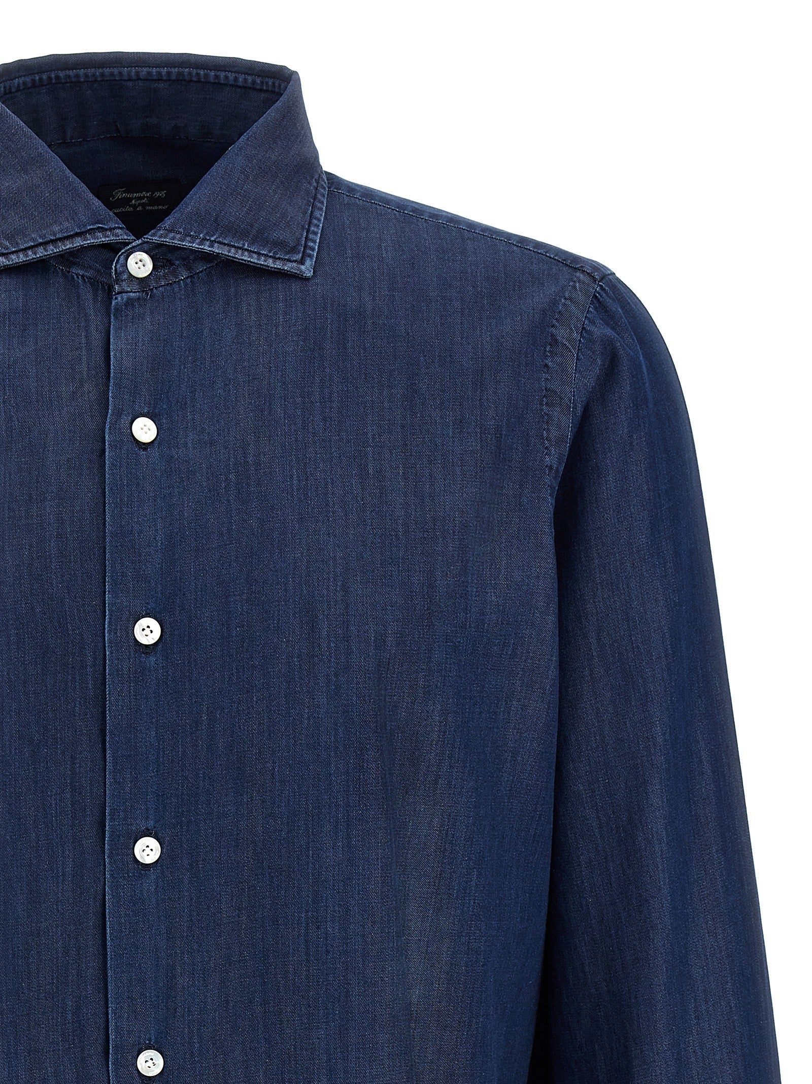 Finamore Napoli Shirt Blue