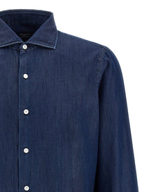 Finamore Napoli Shirt Blue