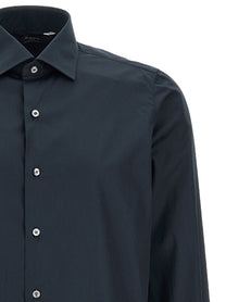 Finamore Napoli Shirt Blue