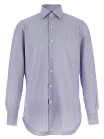 Finamore Napoli Shirt Blue