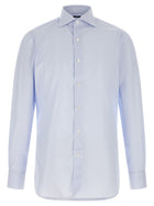 Finamore Napoli Shirt Blue