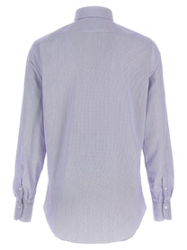 Finamore Napoli Shirt Blue