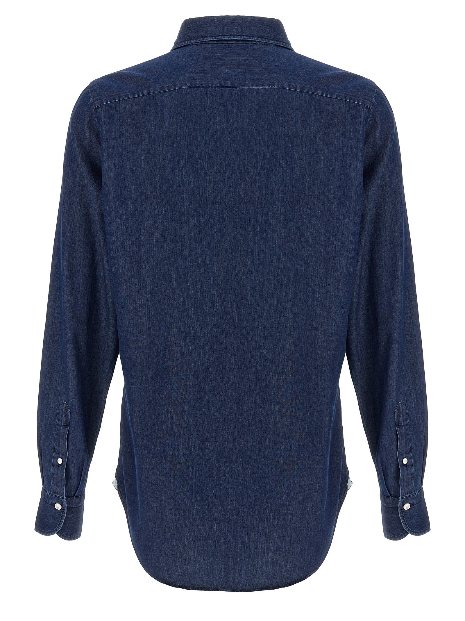 Finamore Napoli Shirt Blue