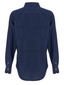 Finamore Napoli Shirt Blue