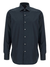 Finamore Napoli Shirt Blue