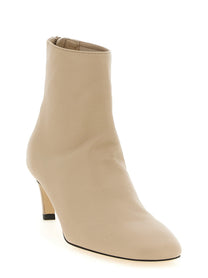Toteme Nappa Ankle Boots Beige, view 2