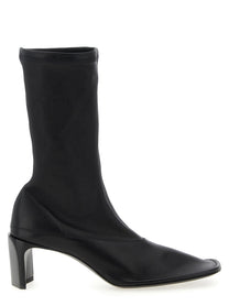 Jil Sander Nappa Ankle Boots Black