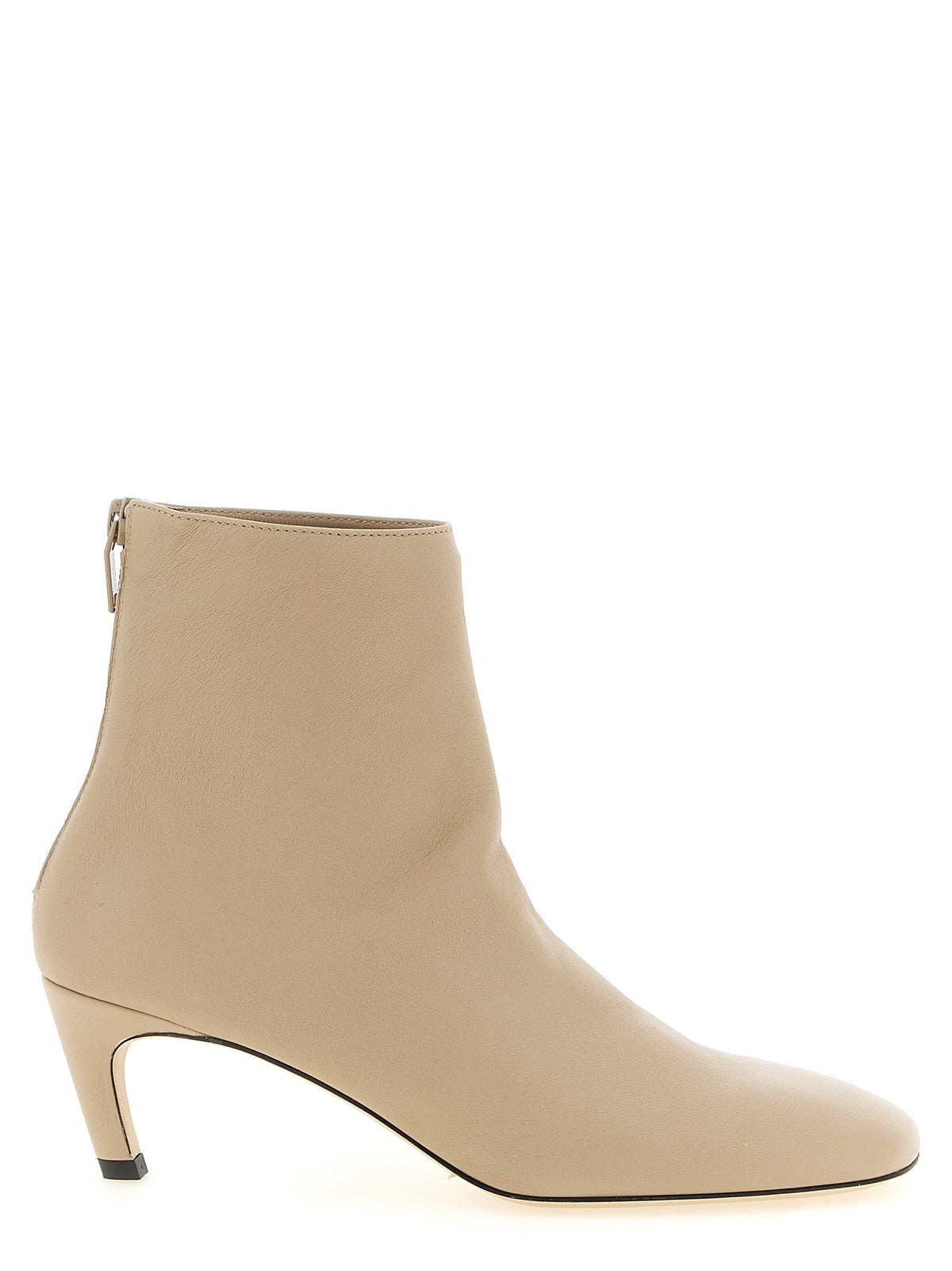Toteme Nappa Ankle Boots Beige