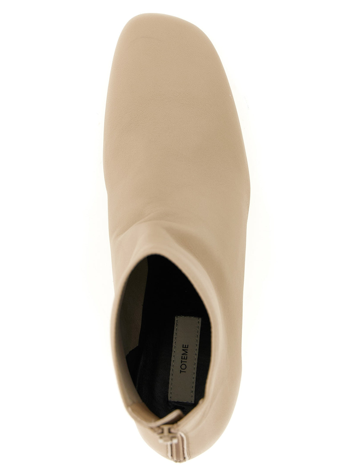 Toteme Nappa Ankle Boots Beige, view 4