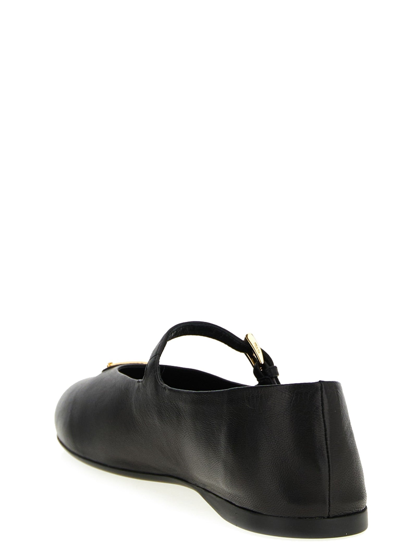 PRADA Nappa Ballet Flats Black