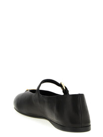 PRADA Nappa Ballet Flats Black