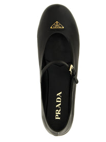 PRADA Nappa Ballet Flats Black