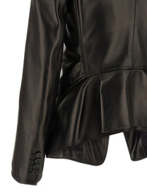 Alexander McQueen Nappa Blazer Black