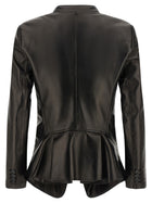 Alexander McQueen Nappa Blazer Black, view 2