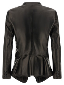 Alexander McQueen Nappa Blazer Black