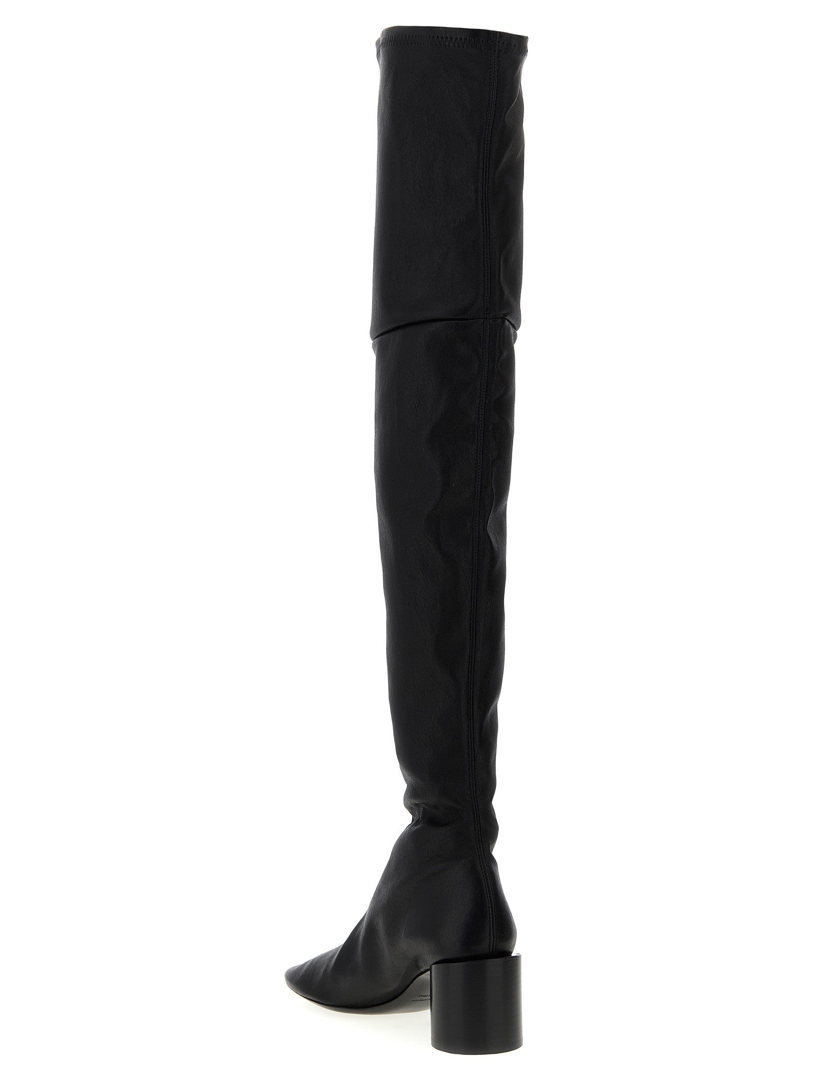 Jil Sander Nappa Boots Black