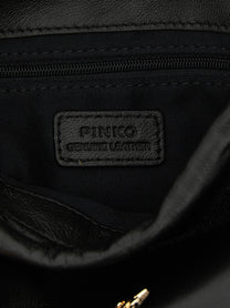 Pinko Nappa Bucket Bag Black