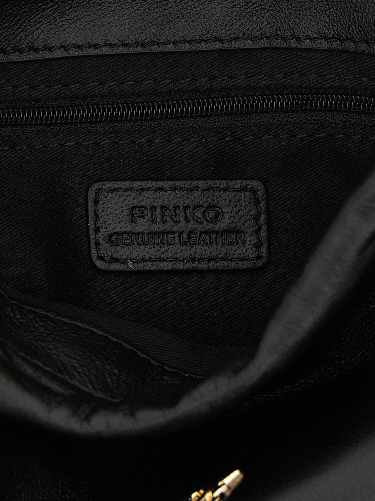 Pinko Nappa Bucket Bag Black