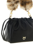 Pinko Nappa Bucket Bag Black