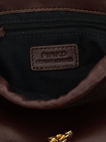 Pinko Nappa Bucket Bag Red