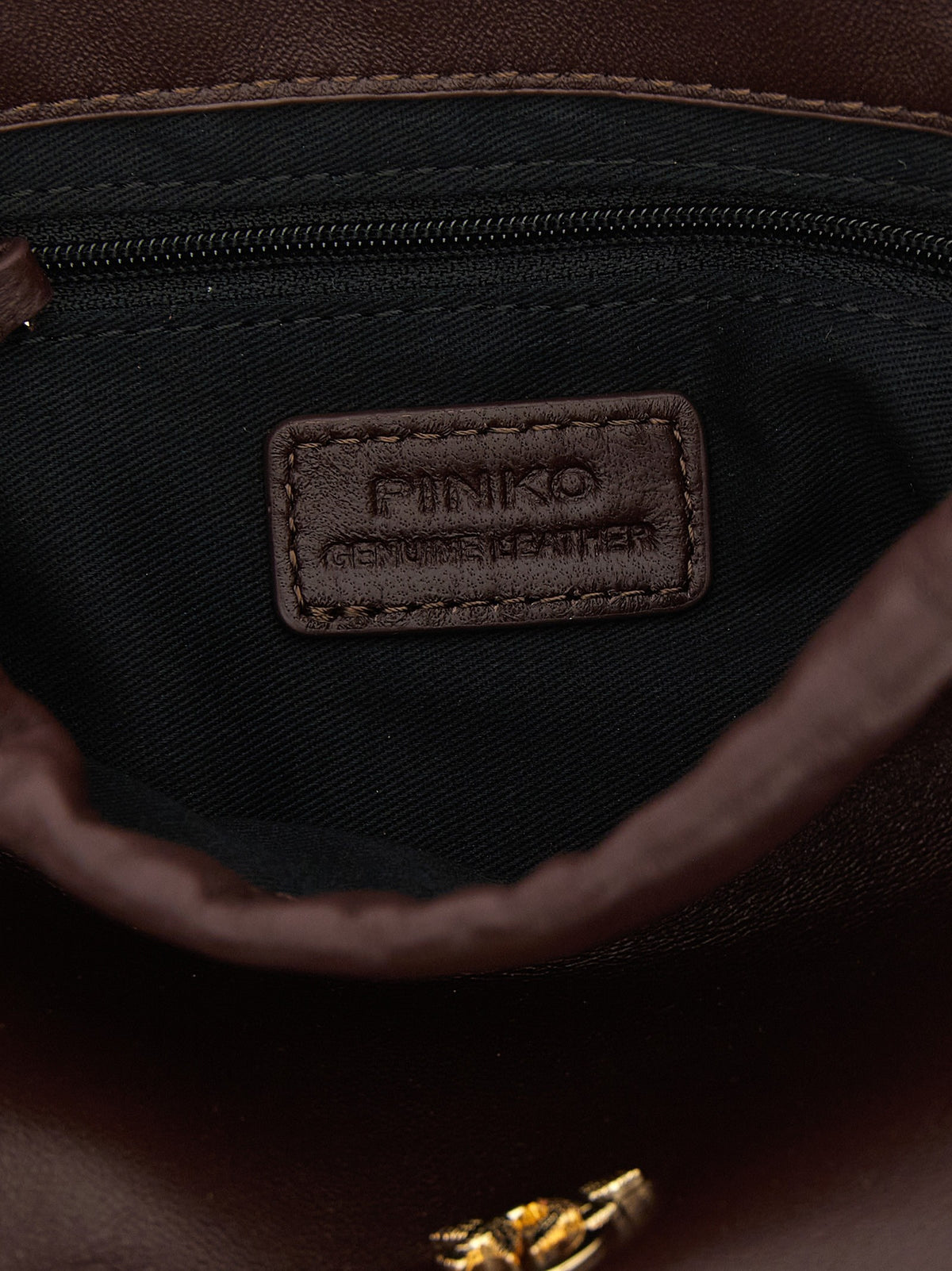 Pinko Nappa Bucket Bag Red