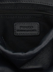 Pinko Nappa Bucket Bag Blue