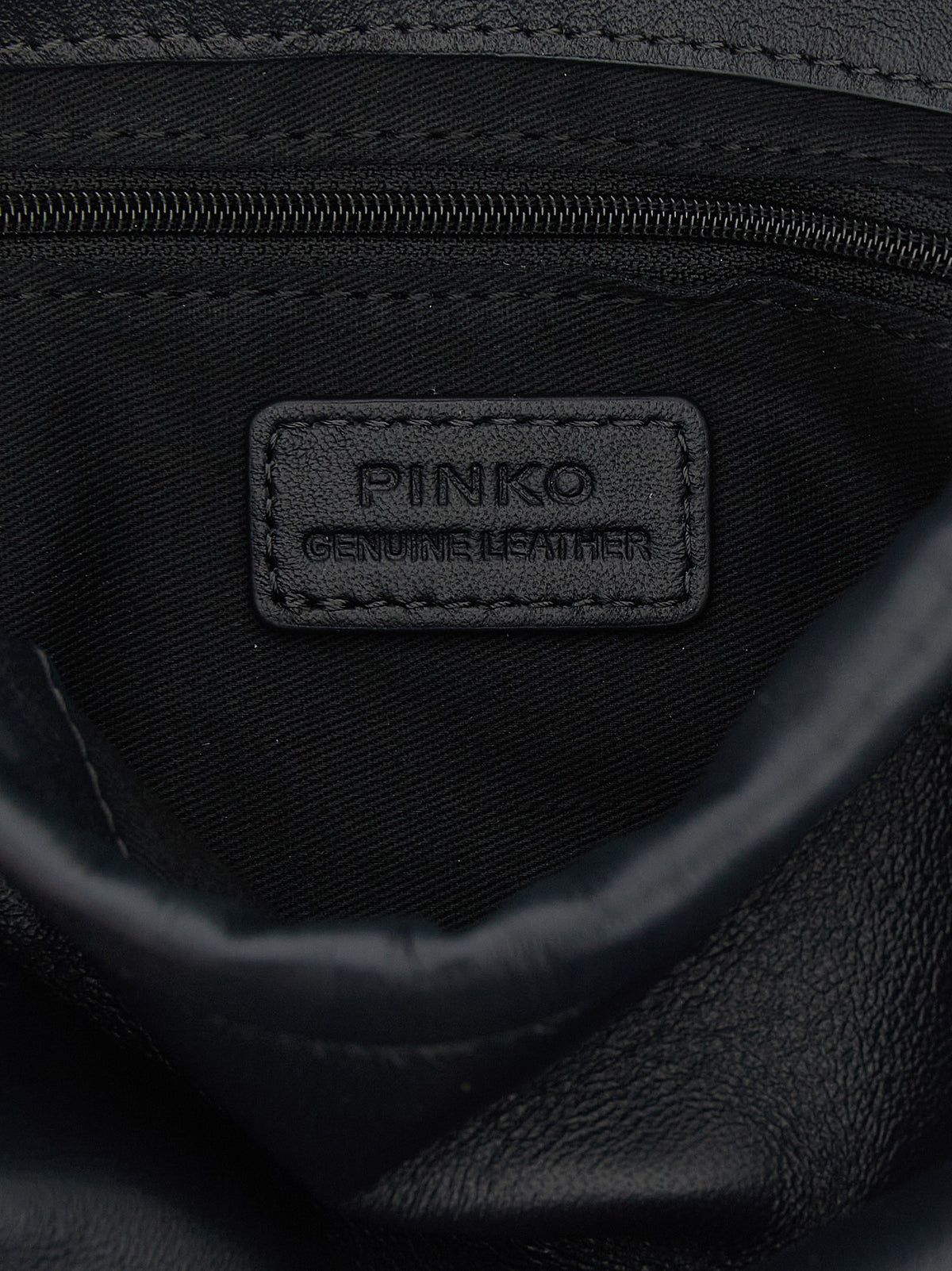 Pinko Nappa Bucket Bag Blue