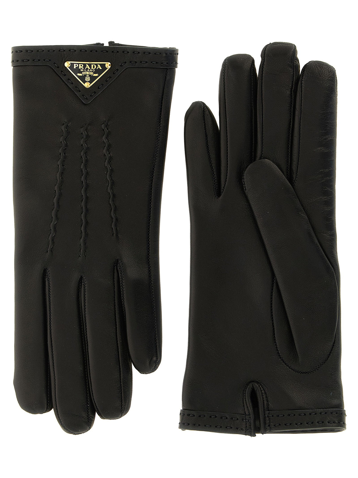 PRADA Nappa Gloves Black