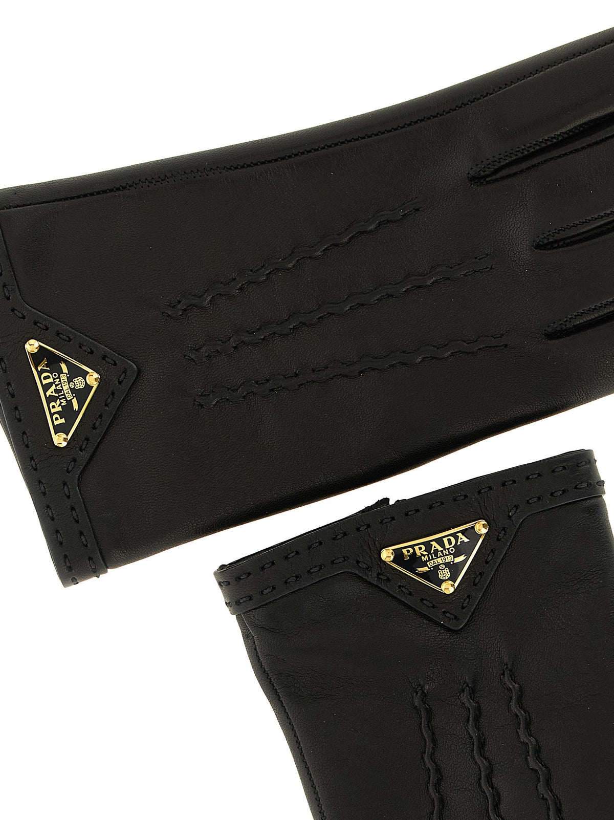 PRADA Nappa Gloves Black, view 3
