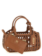 Miu Miu Nappa Handbag Brown, view 3