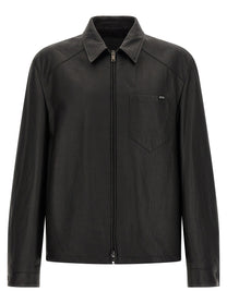 Prada Nappa Leather Jacket Black