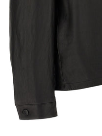 Prada Nappa Leather Jacket Black
