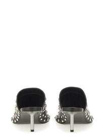 Nappa Leather Mules With Studs