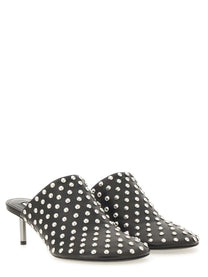 Nappa Leather Mules With Studs