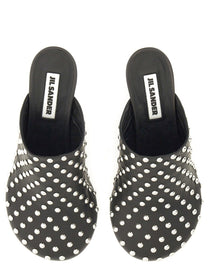 Nappa Leather Mules With Studs