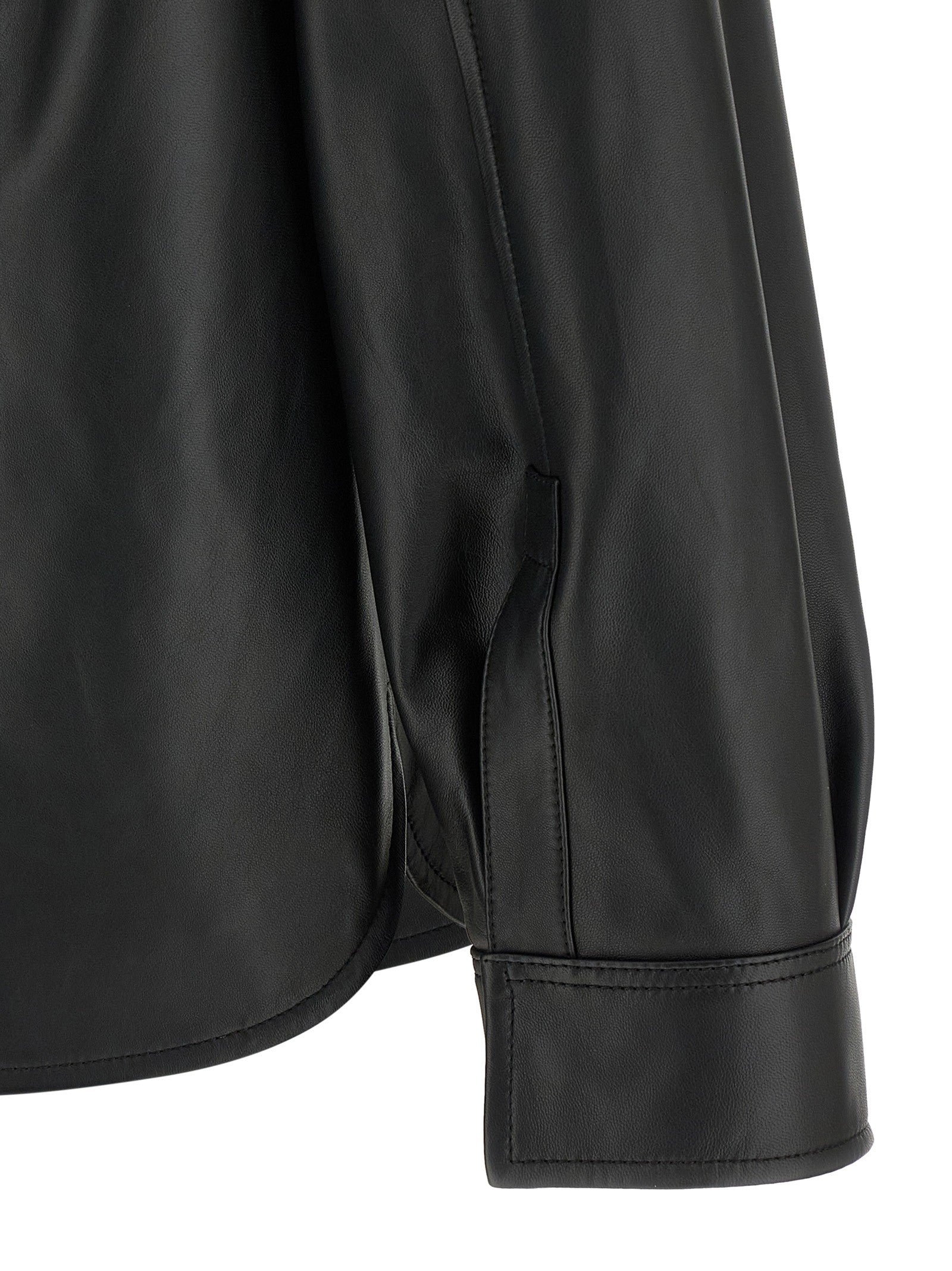 Loewe Nappa Leather Overshirt Black