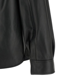 Loewe Nappa Leather Overshirt Black