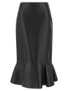 Fendi Nappa Skirt Black