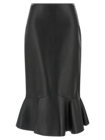 Fendi Nappa Skirt Black