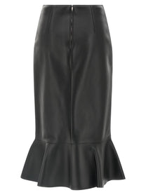Fendi Nappa Skirt Black