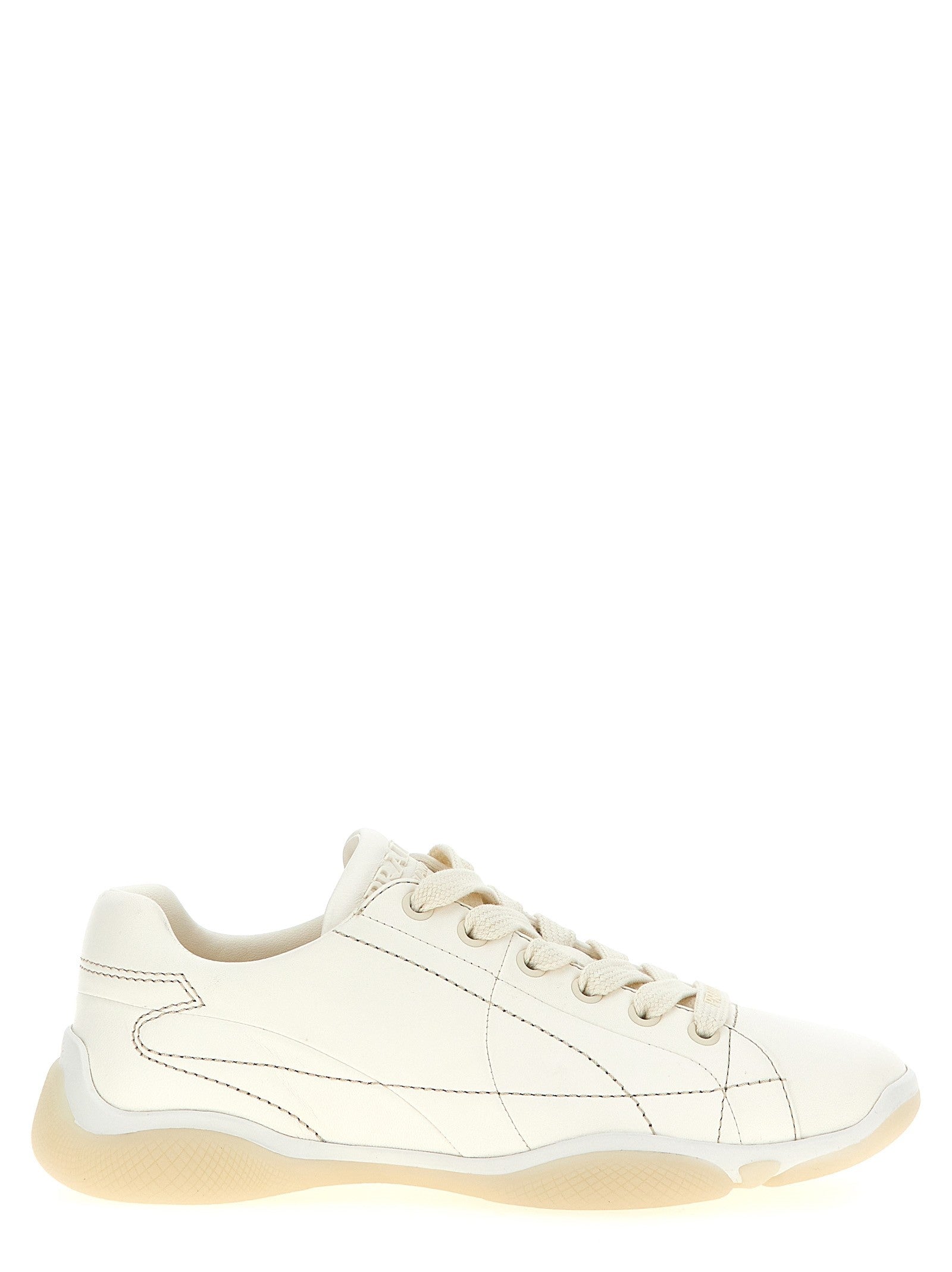 Prada Nappa Sneakers White