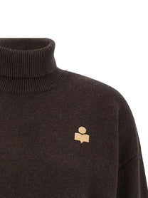 Isabel Marant Étoile Nasha High Neck Sweater Brown