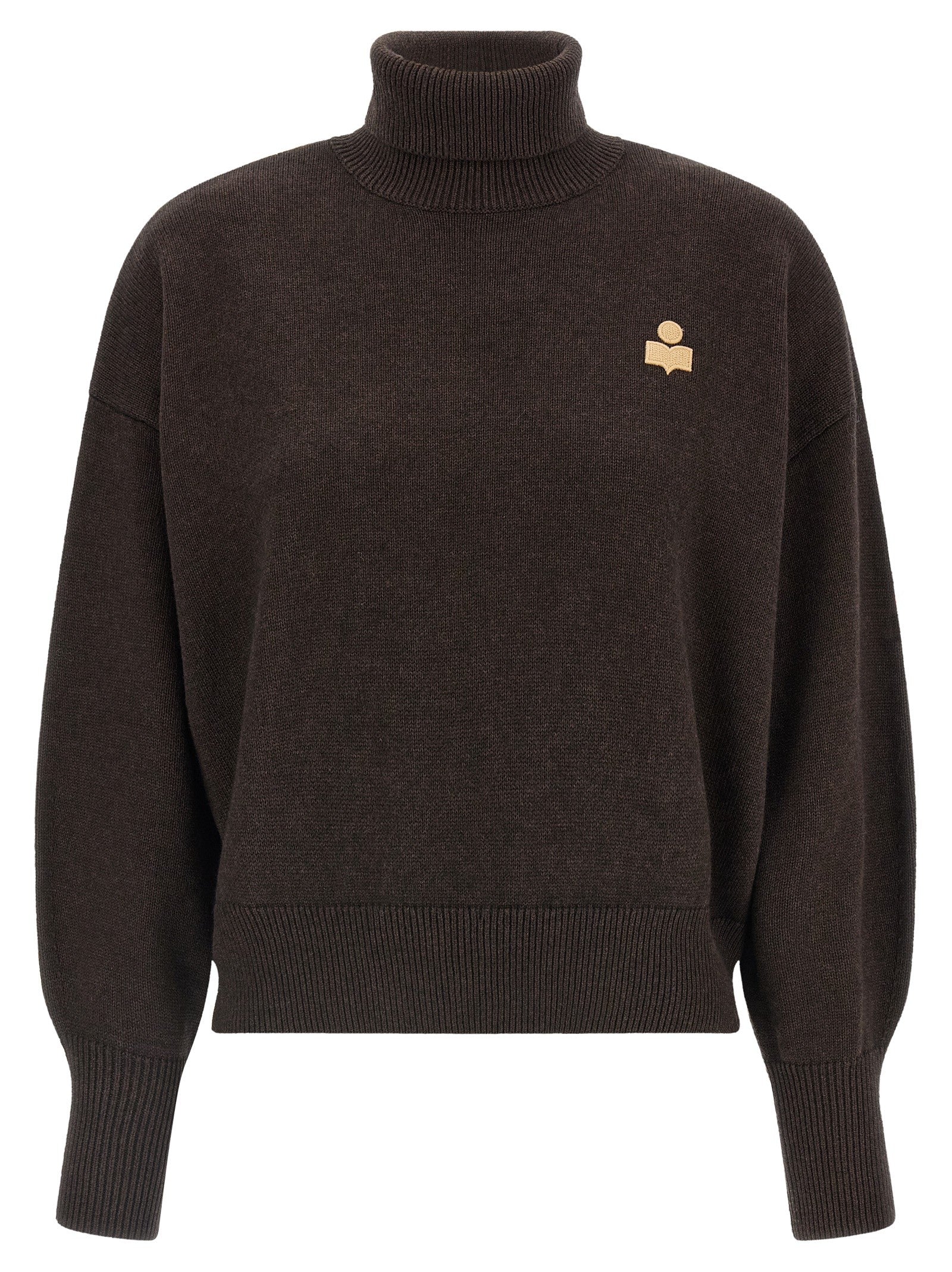 Isabel Marant Étoile Nasha High Neck Sweater Brown
