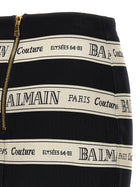 Balmain Nastro Balmain Skirt Black, view 4