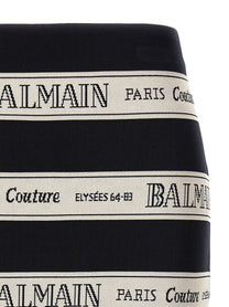 Balmain Nastro Balmain Skirt Black